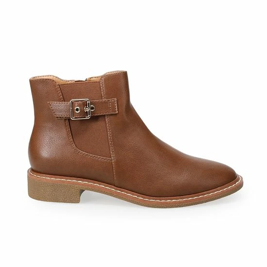 LC Lauren Conrad Chest Crepe Women's Chelsea Boots Cogniac 3 LC Lauren Conrad Chest Crepe Women's Chelsea Boots Cogniac - Image 3