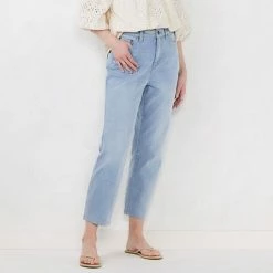 Women's LC Lauren Conrad Feel Good Super High-Waisted Mom Jeans Joanna Wash -LC Lauren Conrad Shop unnamed file 1054