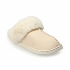 Women's LC Lauren Conrad Faux Fur Clog Slippers Pickled Beet -LC Lauren Conrad Shop unnamed file 106