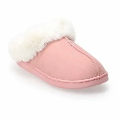Women's LC Lauren Conrad Faux Fur Clog Slippers Pickled Beet -LC Lauren Conrad Shop unnamed file 107