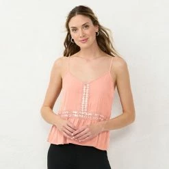 Women's LC Lauren Conrad Flowy Peplum Tank Princess Lavender -LC Lauren Conrad Shop unnamed file 1076