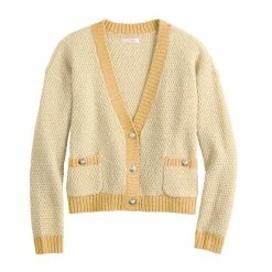 Women's LC Lauren Conrad Metallic Cardigan Sweater Princess Lavender -LC Lauren Conrad Shop unnamed file 1096