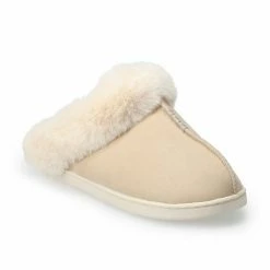 Women's LC Lauren Conrad Faux Fur Clog Slippers Pickled Beet -LC Lauren Conrad Shop unnamed file 110