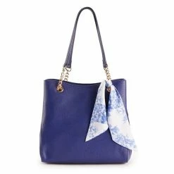 LC Lauren Conrad Ama Chain Tote Medieval Blue -LC Lauren Conrad Shop unnamed file 1148