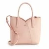 LC Lauren Conrad Tulip Mini Crossbody Bag Saddle