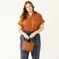 LC Lauren Conrad Tulip Mini Crossbody Bag Saddle -LC Lauren Conrad Shop unnamed file 1152