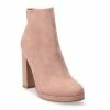 LC Lauren Conrad Souffle Women's Stack Heel Boots