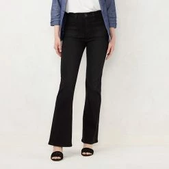 Women's LC Lauren Conrad Feel Good Super High-Waist Flare Jeans Pierre Wash -LC Lauren Conrad Shop unnamed file 129