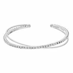 LC Lauren Conrad Pave Cuff Bracelet Silver Tone -LC Lauren Conrad Shop unnamed file 1299