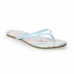 LC Lauren Conrad Honey 2 Women's Flip Flop Sandals Blue Floral -LC Lauren Conrad Shop unnamed file 1352