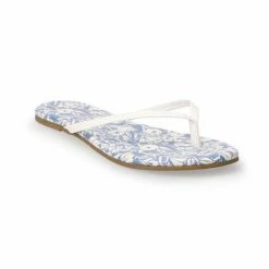 LC Lauren Conrad Honey 2 Women's Flip Flop Sandals Blue Floral -LC Lauren Conrad Shop unnamed file 1356