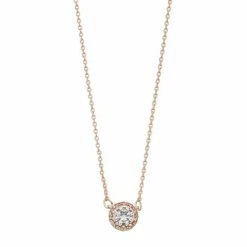 LC Lauren Conrad Dainty Cubic Zirconia Necklace Silver Tone -LC Lauren Conrad Shop unnamed file 1390