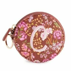 LC Lauren Conrad Initial Coin Pouch C Russet Brown Print -LC Lauren Conrad Shop unnamed file 1419