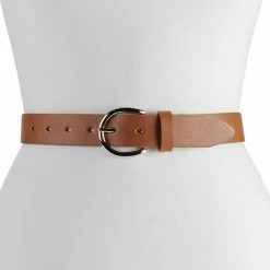 Women's & Plus LC Lauren Conrad Stretch Trouser Belt Black