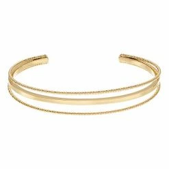 LC Lauren Conrad Minimalist Cuff Bracelet Gold Tone -LC Lauren Conrad Shop unnamed file 1540