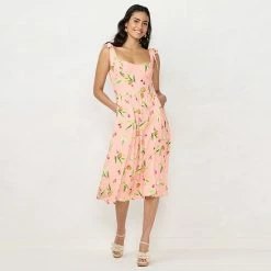 Women's LC Lauren Conrad Corset Body Midi Dress Light Chambray 7 Women's LC Lauren Conrad Corset Body Midi Dress Light Chambray -LC Lauren Conrad Shop unnamed file 1559