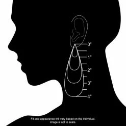 LC Lauren Conrad Nickel Free Silver Tone Hoop Earring -LC Lauren Conrad Shop unnamed file 1602