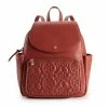 LC Lauren Conrad Kate Flap Backpack Burnt Henna
