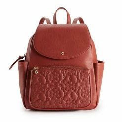 LC Lauren Conrad Kate Flap Backpack Burnt Henna -LC Lauren Conrad Shop unnamed file 1607