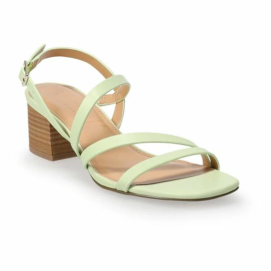 LC Lauren Conrad Emeliah Women's Strappy Sandals Beige 6 LC Lauren Conrad Emeliah Women's Strappy Sandals Beige - Image 6