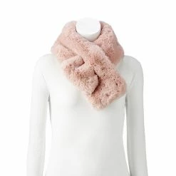 Women's LC Lauren Conrad Faux Fur Stole Scarf Gray -LC Lauren Conrad Shop unnamed file 1623