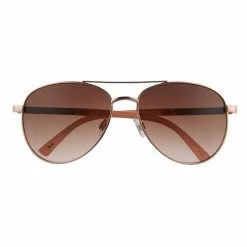 LC Lauren Conrad Crux 59mm Aviator Sunglasses Gold Brown -LC Lauren Conrad Shop unnamed file 1685