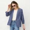 Petite LC Lauren Conrad Shawl Collar Blazer