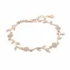 LC Lauren Conrad Rose Gold Vine & Flower Bracelet