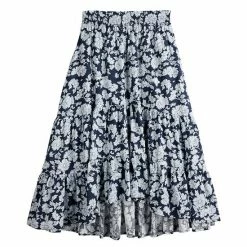 Women's LC Lauren Conrad Hi-Low Tier Skirt Stone White -LC Lauren Conrad Shop unnamed file 1816