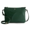 LC Lauren Conrad Candide Crossbody Bag Dark Green