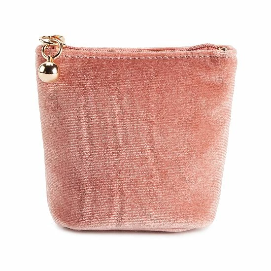 LC Lauren Conrad Women's Velvet Pick Me Up Pouch Bluefin 4 LC Lauren Conrad Women's Velvet Pick Me Up Pouch Bluefin - Image 4