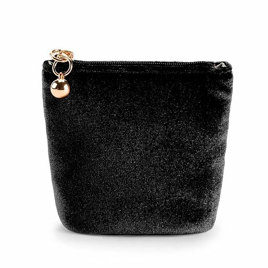 LC Lauren Conrad Women's Velvet Pick Me Up Pouch Bluefin 7 LC Lauren Conrad Women's Velvet Pick Me Up Pouch Bluefin - Image 7