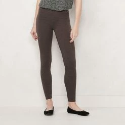 Petite LC Lauren Conrad Midrise Leggings Gray Heather -LC Lauren Conrad Shop unnamed file 1861
