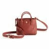 LC Lauren Conrad Micro Mini Pick Me Up Crossbody Bag Burnt Henna
