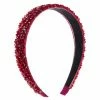 LC Lauren Conrad Maroon Beaded Headband