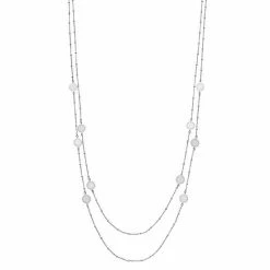 LC Lauren Conrad Filigree Disc Necklace
