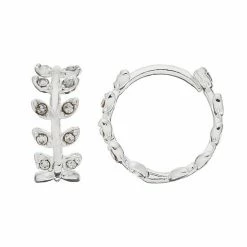 LC Lauren Conrad Vine Motif Nickel Free Hoop Earrings Rose Gold Tone -LC Lauren Conrad Shop unnamed file 1913