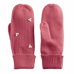 Women's LC Lauren Conrad Simulated Pearl Cluster Mittens Ivory -LC Lauren Conrad Shop unnamed file 1940