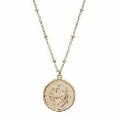 LC Lauren Conrad Zodiac Coin Pendant Necklace Scorpio -LC Lauren Conrad Shop unnamed file 1947