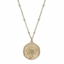 LC Lauren Conrad Zodiac Coin Pendant Necklace Scorpio -LC Lauren Conrad Shop unnamed file 1952