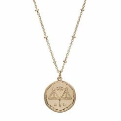 LC Lauren Conrad Zodiac Coin Pendant Necklace Scorpio -LC Lauren Conrad Shop unnamed file 1953