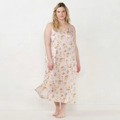 Plus Size LC Lauren Conrad Satin Midi Chemise Pink Wildflower 8 Plus Size LC Lauren Conrad Satin Midi Chemise Pink Wildflower -LC Lauren Conrad Shop unnamed file 1987