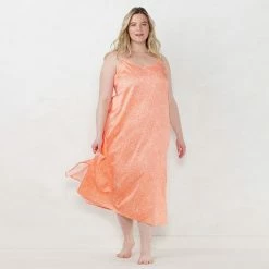 Plus Size LC Lauren Conrad Satin Midi Chemise Pink Wildflower 9 Plus Size LC Lauren Conrad Satin Midi Chemise Pink Wildflower -LC Lauren Conrad Shop unnamed file 1988