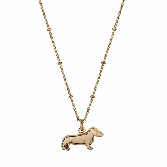 LC Lauren Conrad Dachshund Pendant Necklace 1 LC Lauren Conrad Dachshund Pendant Necklace