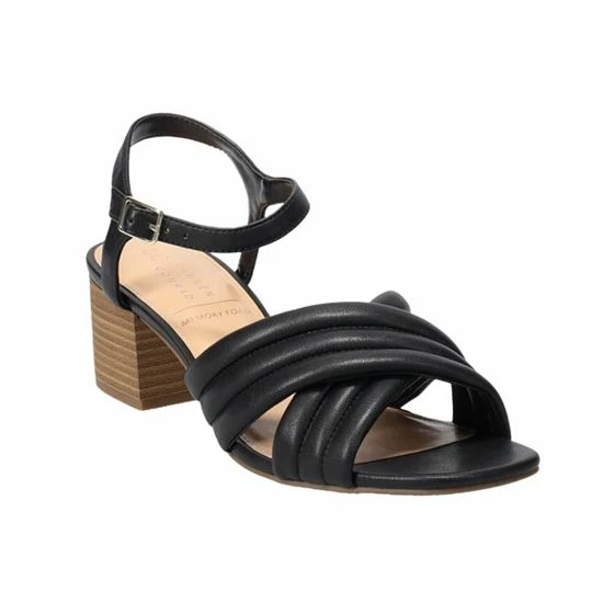 LC Lauren Conrad Fondant Women's Heeled Sandals Black 8 LC Lauren Conrad Fondant Women's Heeled Sandals Black - Image 8