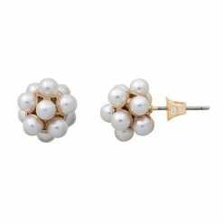LC Lauren Conrad Cluster Stud Earrings