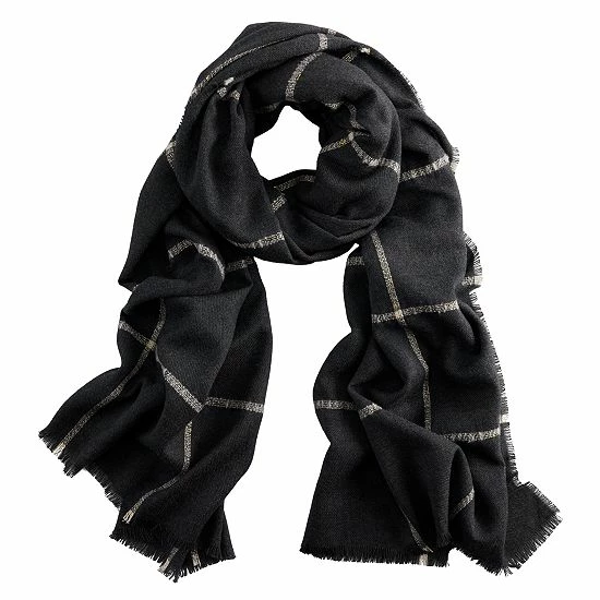 Women's LC Lauren Conrad Grid Softy Wrap Olive 2 Women's LC Lauren Conrad Grid Softy Wrap Olive - Image 2