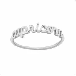 LC Lauren Conrad Cursive Zodiac Ring Gold Tone Aquarius -LC Lauren Conrad Shop unnamed file 2134