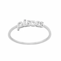 LC Lauren Conrad Cursive Zodiac Ring Gold Tone Aquarius -LC Lauren Conrad Shop unnamed file 2135