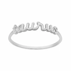 LC Lauren Conrad Cursive Zodiac Ring Gold Tone Aquarius -LC Lauren Conrad Shop unnamed file 2136